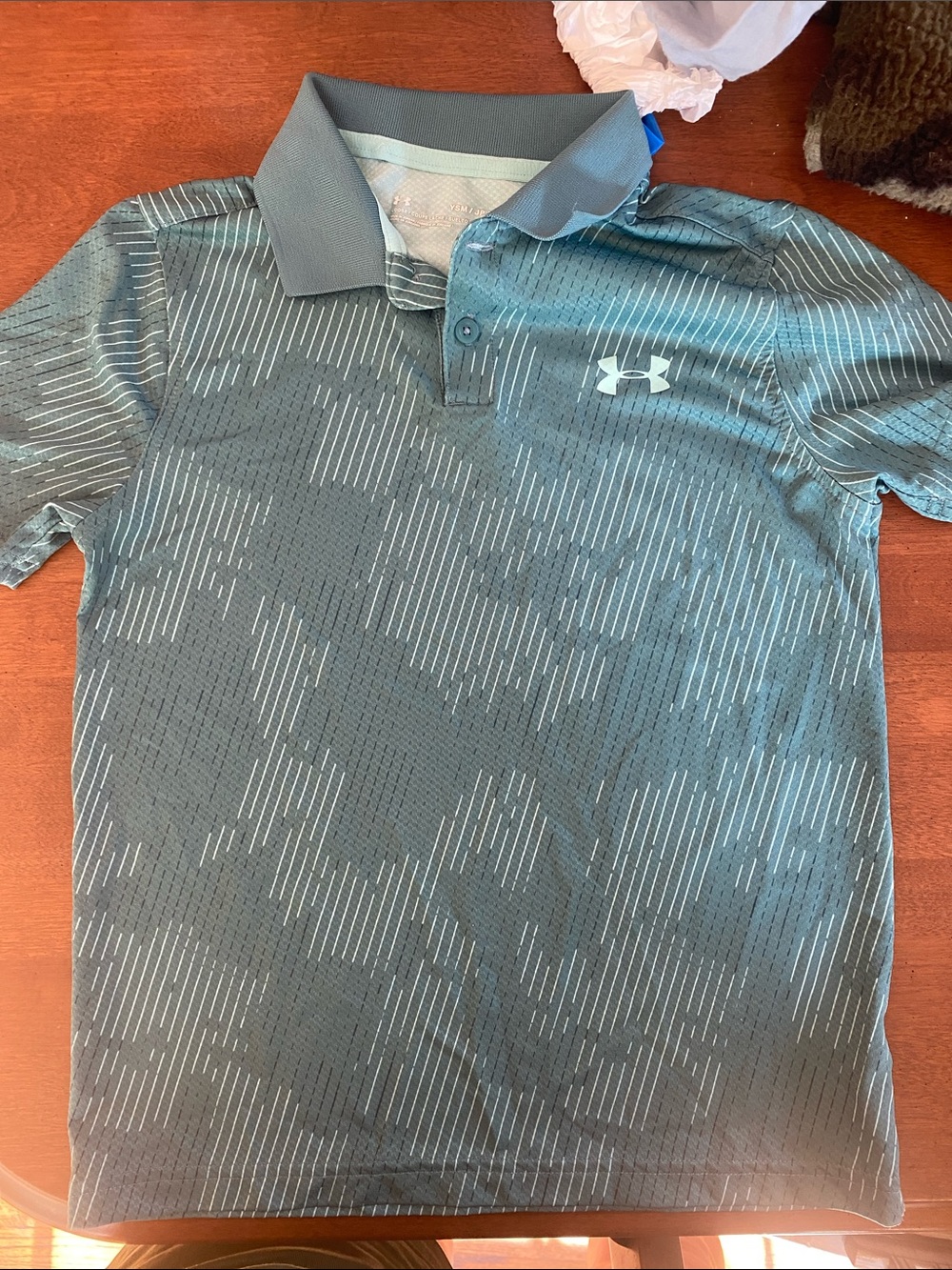 Under Armour Boys Turquoise Performance Polo Shirt